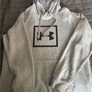 Under Armour Heather Gray Hoodie for Men